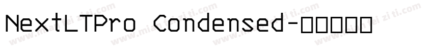 NextLTPro Condensed字体转换